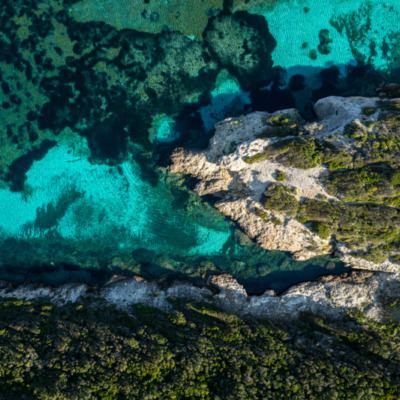 Anse du Fazzio Bonifacio drone