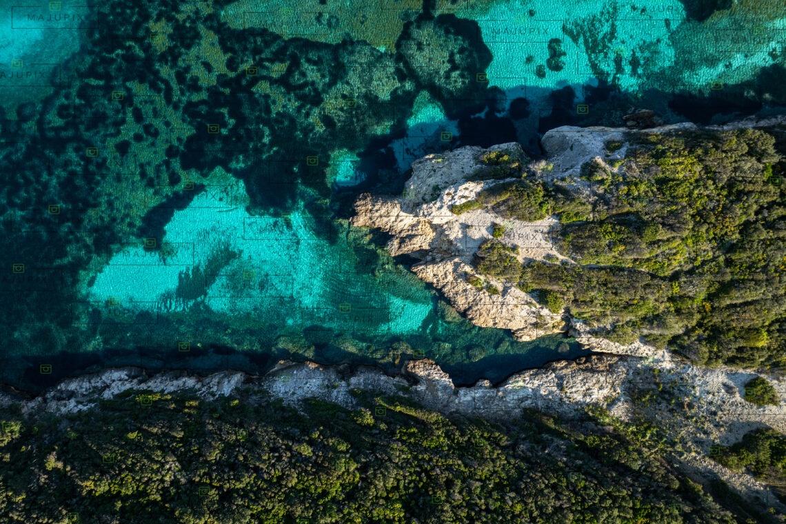 Anse du Fazzio Bonifacio drone