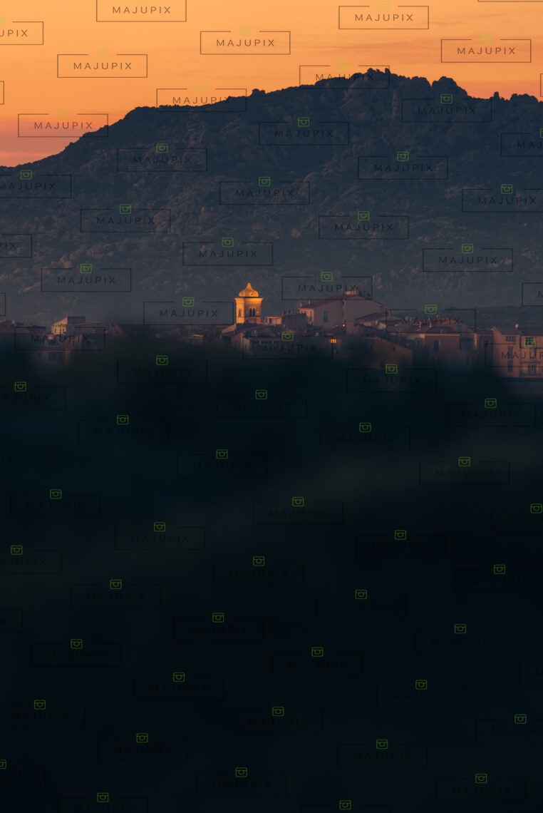 Bonifacio au coucher de soleil