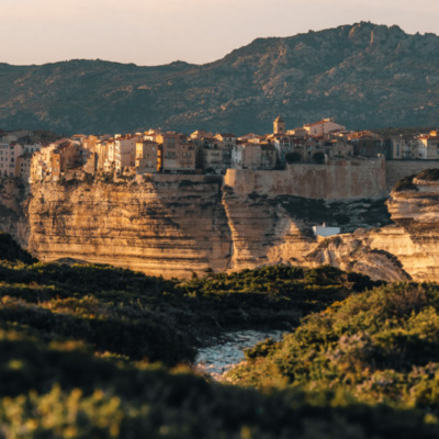 Falaises de Bonifacio au coucher de soleil