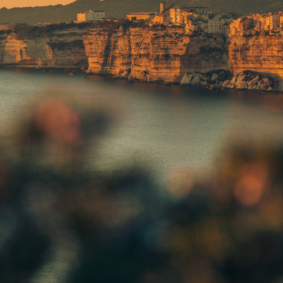 Falaises de Bonifacio au coucher de soleil