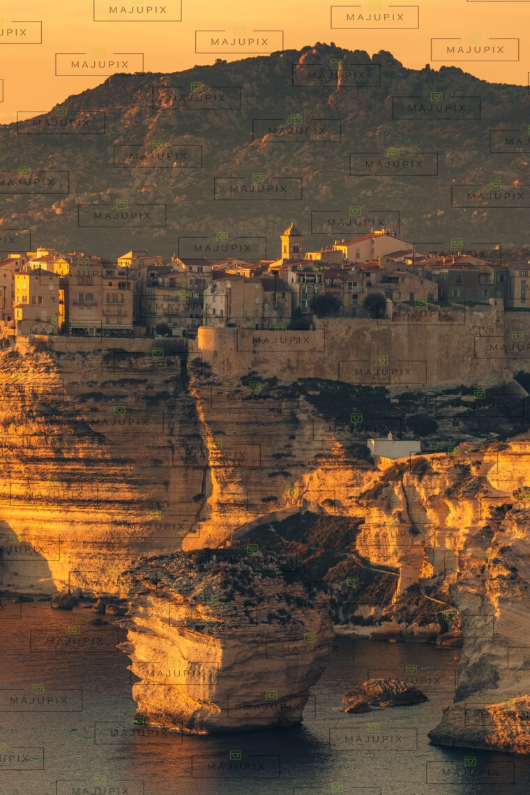 Falaises de Bonifacio au coucher de soleil
