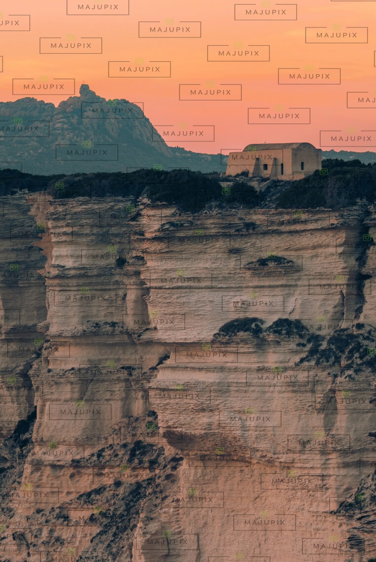Falaises de Bonifacio au coucher de soleil