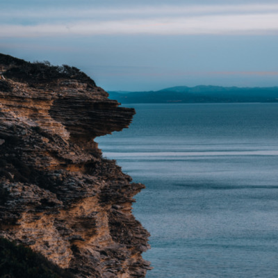 Falaises de Bonifacio au coucher de soleil