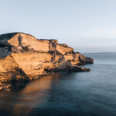 Falaise de Bonifacio drone