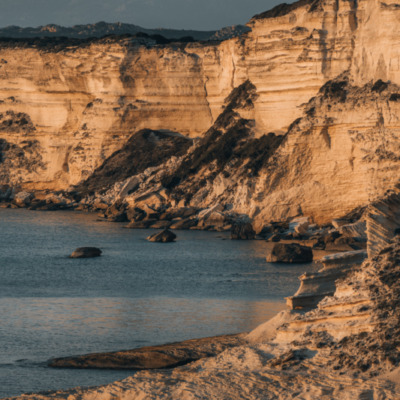 Falaises de Bonifacio drone