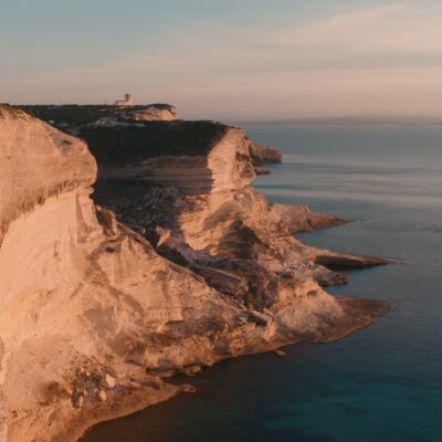 Falaises de Bonifacio au coucher de soleil