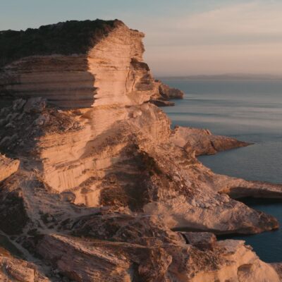Falaises de Bonifacio au coucher de soleil