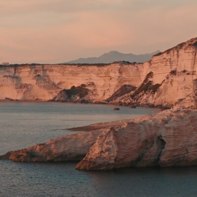 Falaises de Bonifacio au coucher de soleil