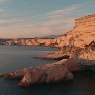 Falaises de Bonifacio au coucher de soleil