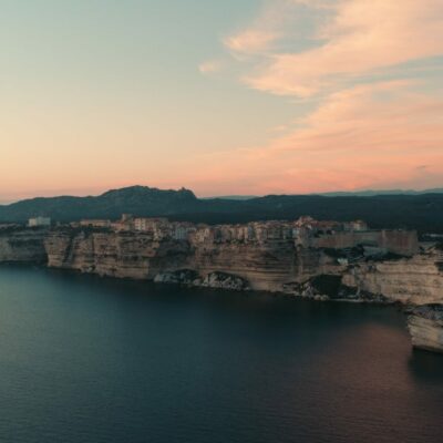 Falaises de Bonifacio au coucher de soleil