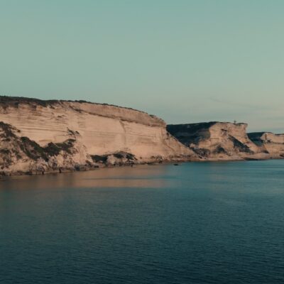 Falaises de Bonifacio au coucher de soleil