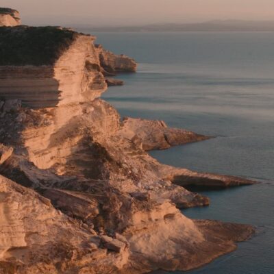 Falaises de Bonifacio au coucher de soleil
