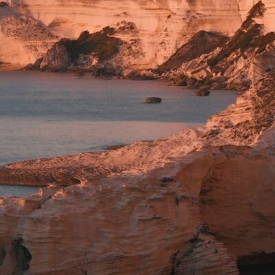 Falaises de Bonifacio au coucher de soleil