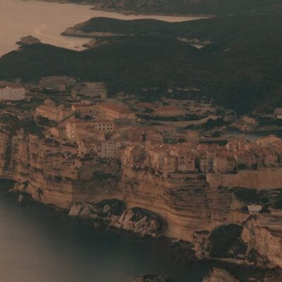 Falaises de Bonifacio au coucher de soleil
