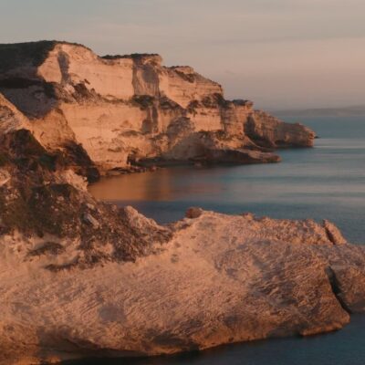 Falaises de Bonifacio au coucher de soleil