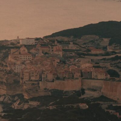 Falaises de Bonifacio au coucher de soleil