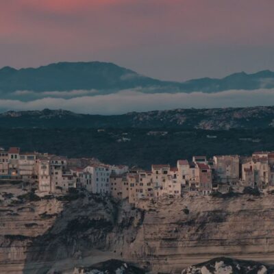 Falaises de Bonifacio au lever de soleil