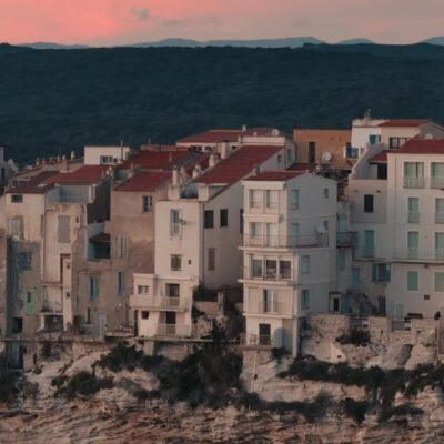 Bonifacio au lever de soleil