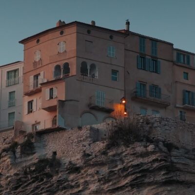 Bonifacio au lever de soleil