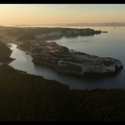 Bonifacio au lever de soleil