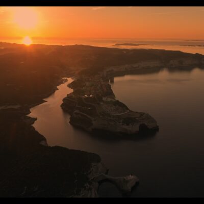 Bonifacio au lever de soleil