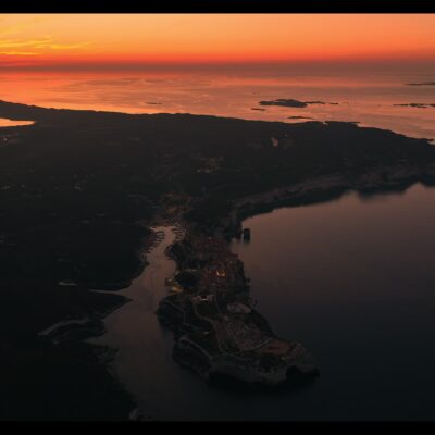 Bonifacio au lever de soleil