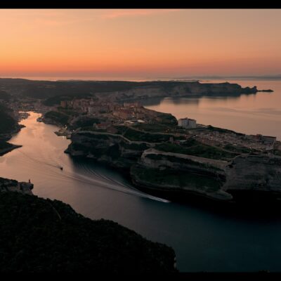 Bonifacio au lever de soleil