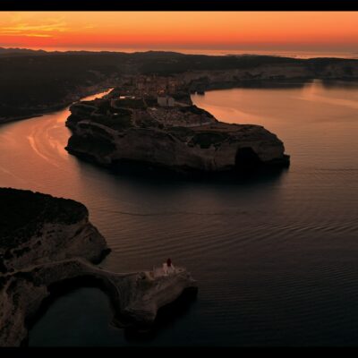 Bonifacio au lever de soleil