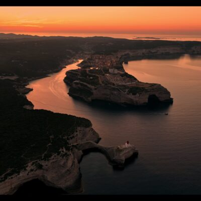 Bonifacio au lever de soleil