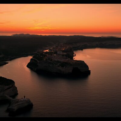 Bonifacio au lever de soleil