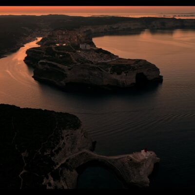 Bonifacio au lever de soleil