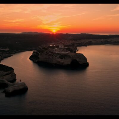 Bonifacio au lever de soleil