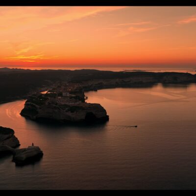 Bonifacio au lever de soleil