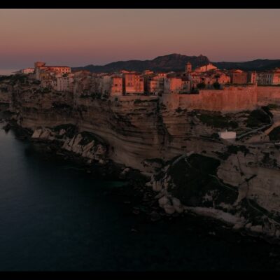 Bonifacio au lever de soleil