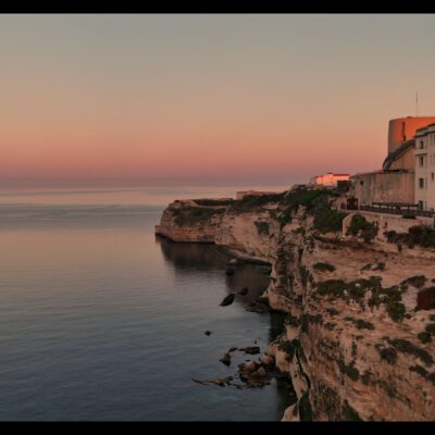 Bonifacio au lever de soleil