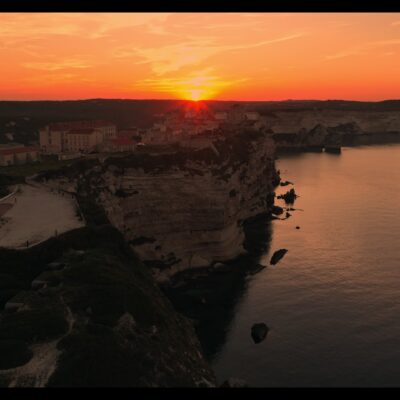 Bonifacio au lever de soleil