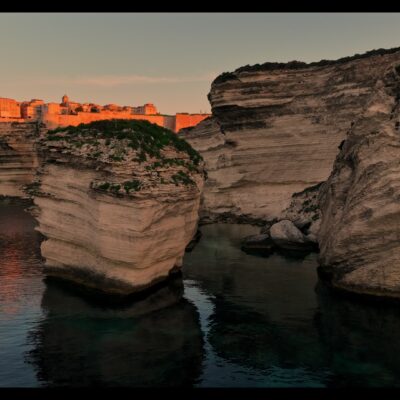 Falaises de Bonifacio au lever de soleil