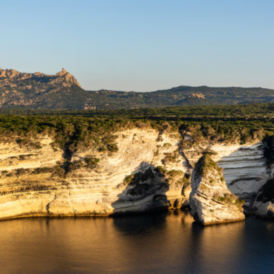 Falaises de Bonifacio au lever de soleil