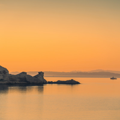 Falaises de Bonifacio au lever de soleil