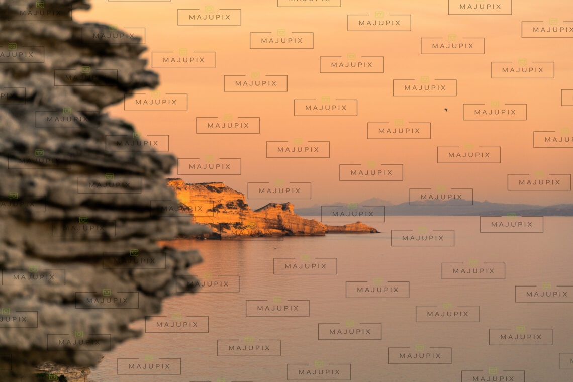 Falaises de Bonifacio au coucher de soleil