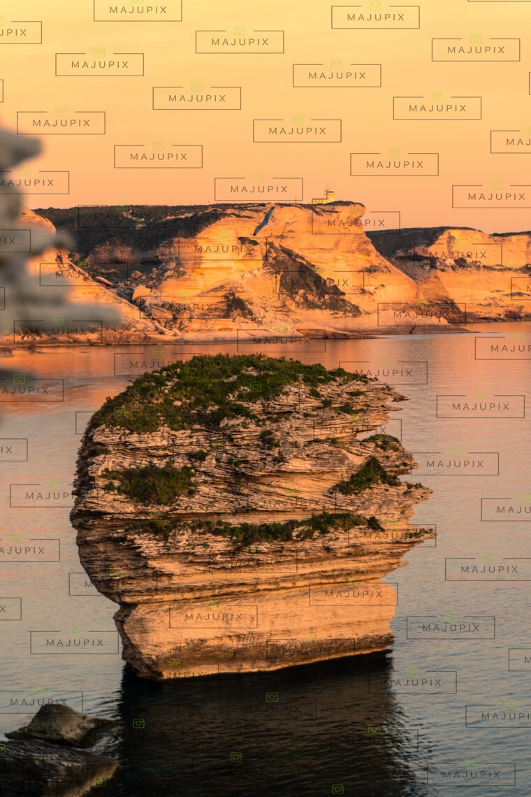 Falaises de Bonifacio au coucher de soleil
