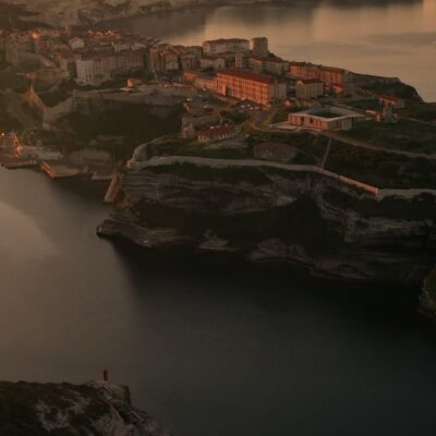 Bonifacio au lever de soleil
