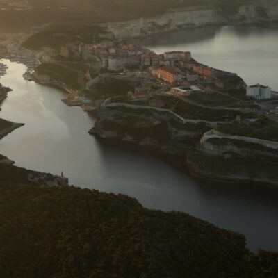 Bonifacio au lever de soleil