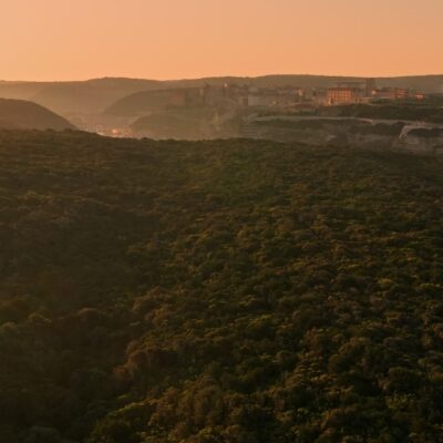 Bonifacio au lever de soleil