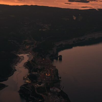 Bonifacio au lever de soleil