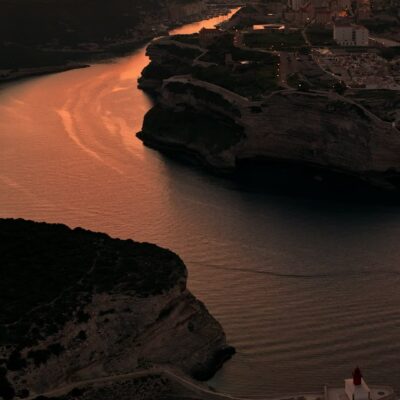 Bonifacio au lever de soleil