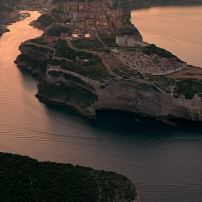 Bonifacio au lever de soleil