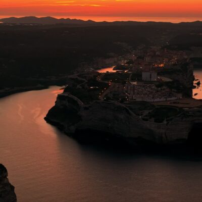 Bonifacio au lever de soleil