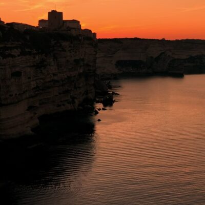 Falaises de Bonifacio au lever de soleil